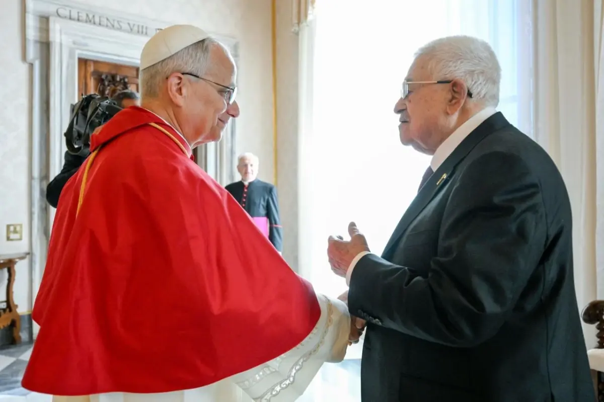 mahmud abbas papa 14 leo ile gorustu yHSRU66Y.jpg