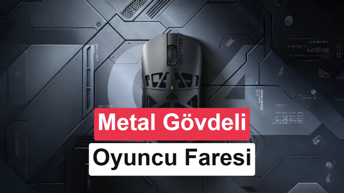 Lenovo’dan metal gövdeli yeni oyuncu faresi: Lecoo Bellator GM104