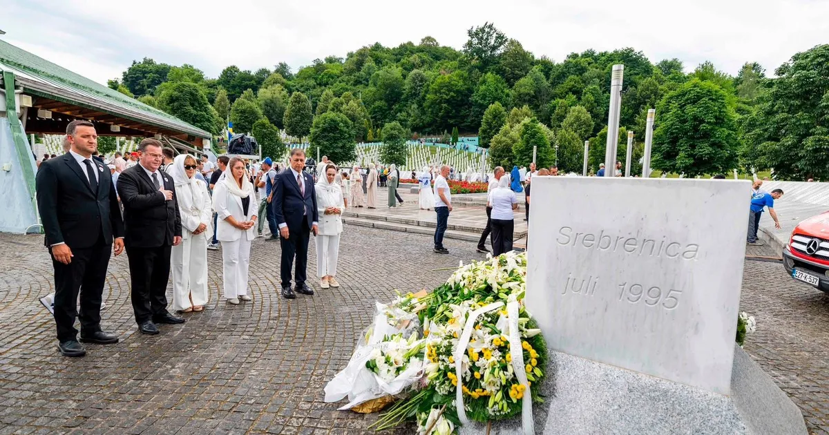 Başkan Tugay Srebrenica Katliamı’nı anma törenlerine katıldı