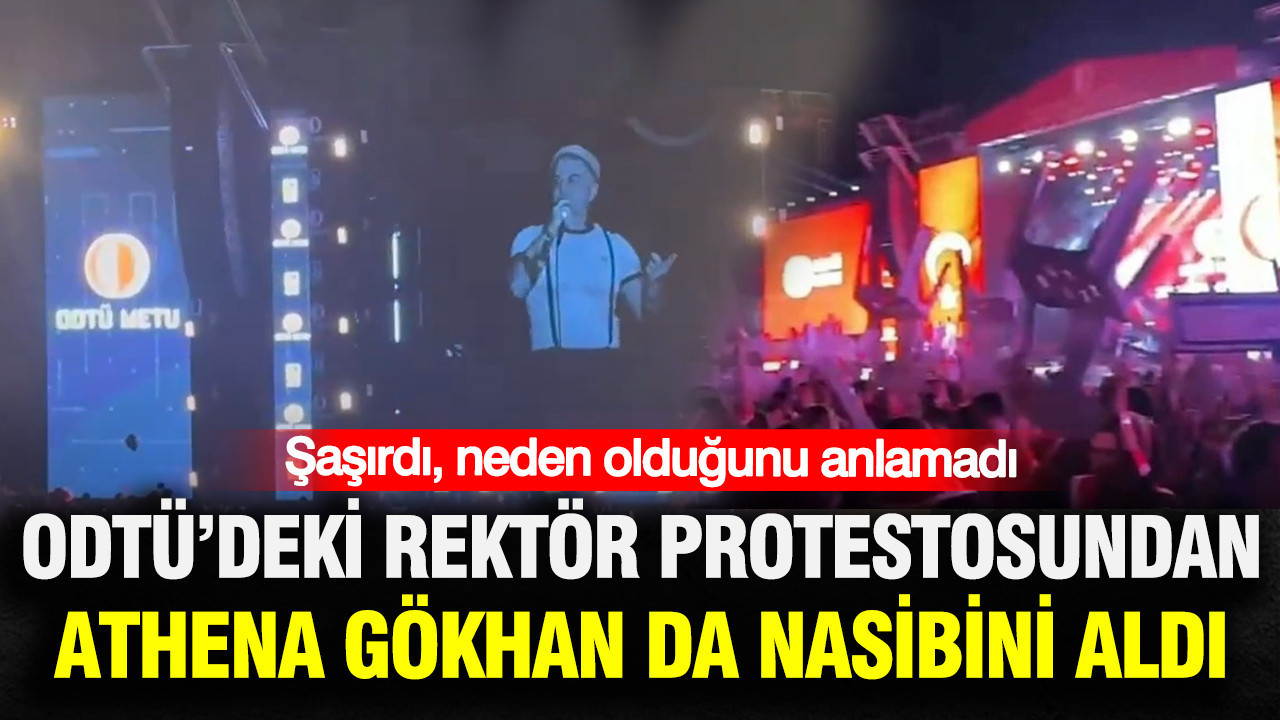 ODTÜ’deki rektör protestosundan Athena Gökhan da nasibini aldı: Şaşırdı, neden olduğunu anlamadı Img